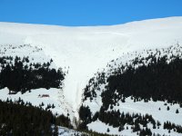 Lavinová situace v Krkonoších v první polovině února 2015