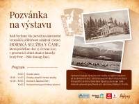Pozvánka na vernisáž výstavy "Horská služba v čase"