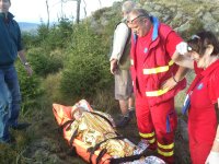 Německý senior se zranil na Meluzíně