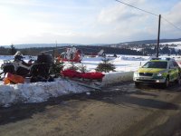 Vrtulník zasahoval na krušnohorském Plešivci