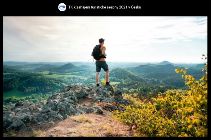 Pozvánka na sledování TK on-line "Zahájení turistické sezóny 2021 v Česku"