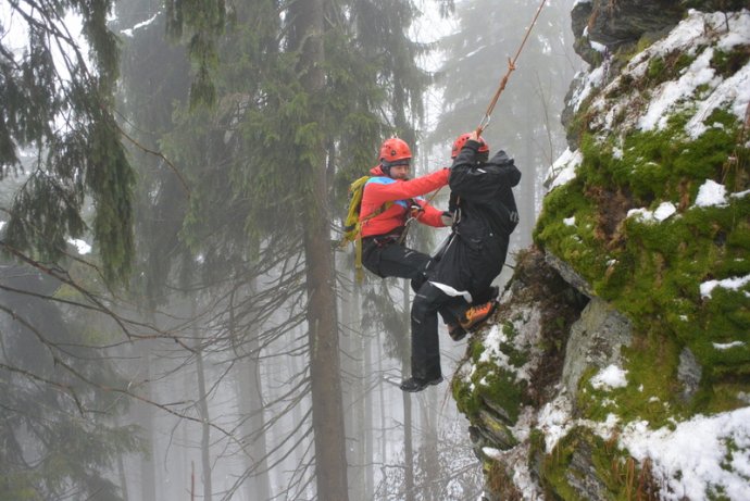 Podzimní cvičení 2014 Horské služby Šumava