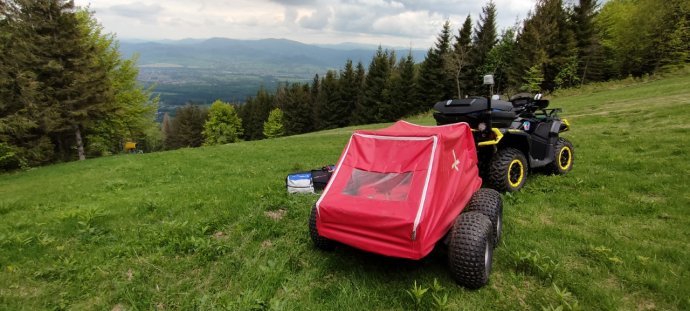 Pád paraglidistky na Javorovém