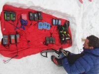 Test lavinových přístrojů Vysoké Tatry březen 2015