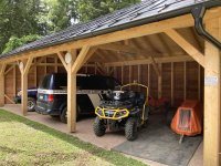 Výstavba skladu techniky u stanice HS Kramolín