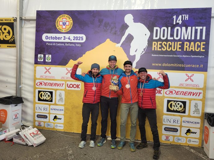 1. místo si z Itálie dovezli čeští záchranáři