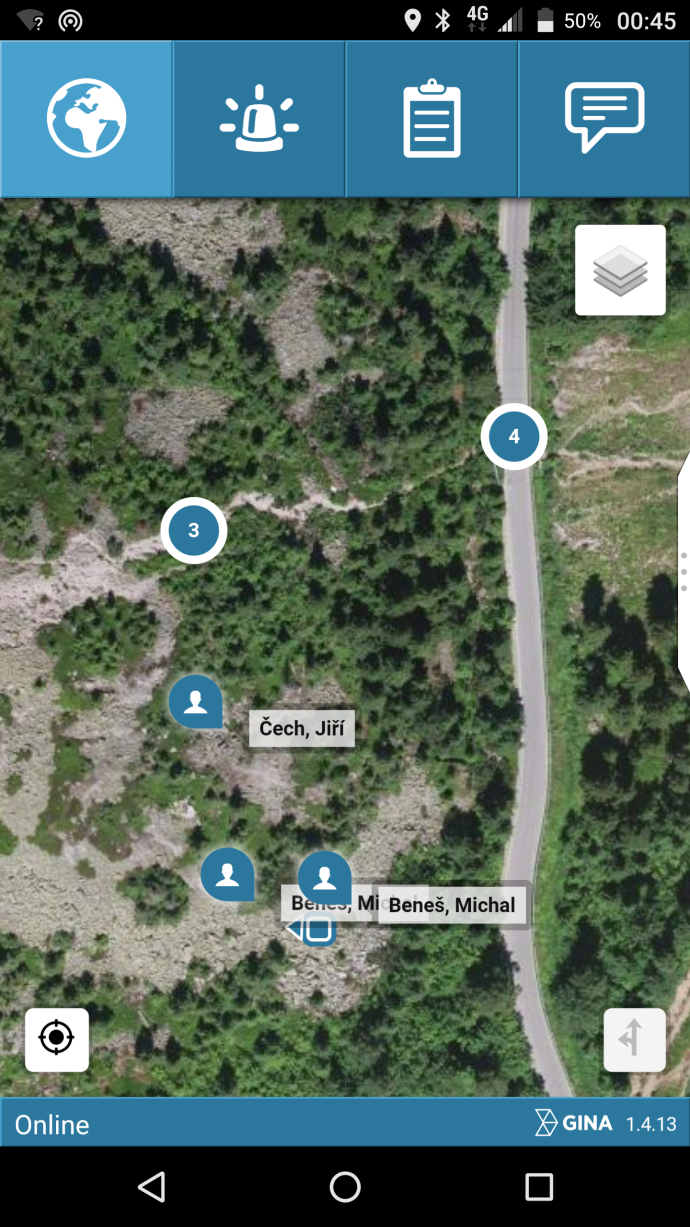 Snímky GINA z noční akce