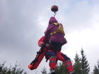 Vrtulník letěl dvakrát do Jeseníků