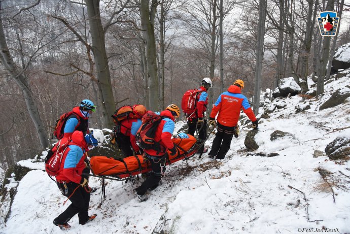 Výcvik jizerskohorských záchranářů