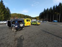 Vrtulník letěl dvakrát do Krušných hor