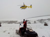 První vážný úraz v novém roce na Klínovci