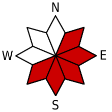 Dangerous exposure NE, E, SE, S, SW